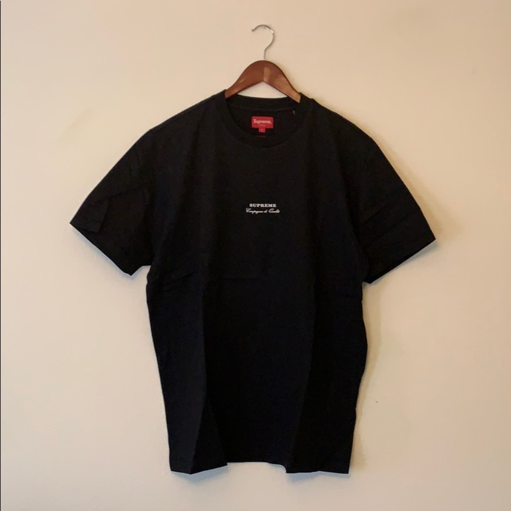 Authentic Supreme Black Qualite Tee